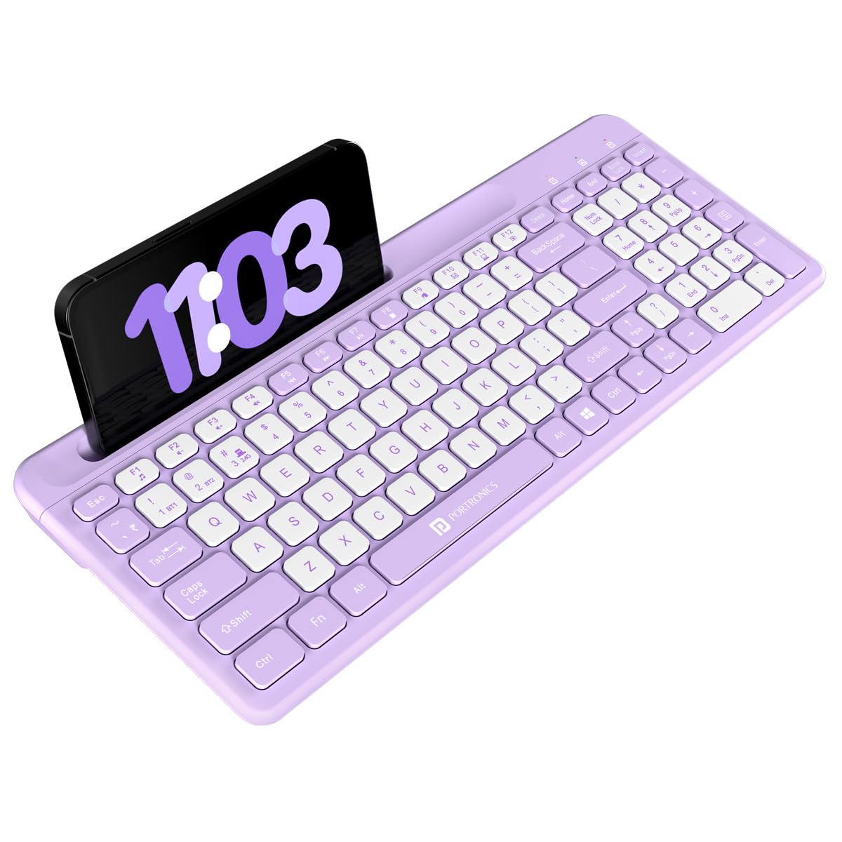 portronics bubble square wireless keyboard