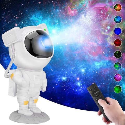 astronaut galaxy projector with remote control night lamp