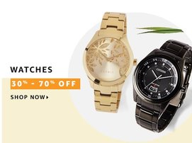 Fashion Sale : great Deals on Watches 50%-70% off 